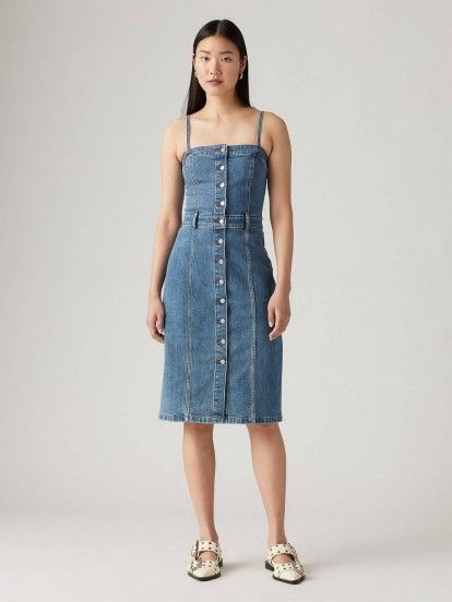 Vestido Vaquero Levis Denim Bustier