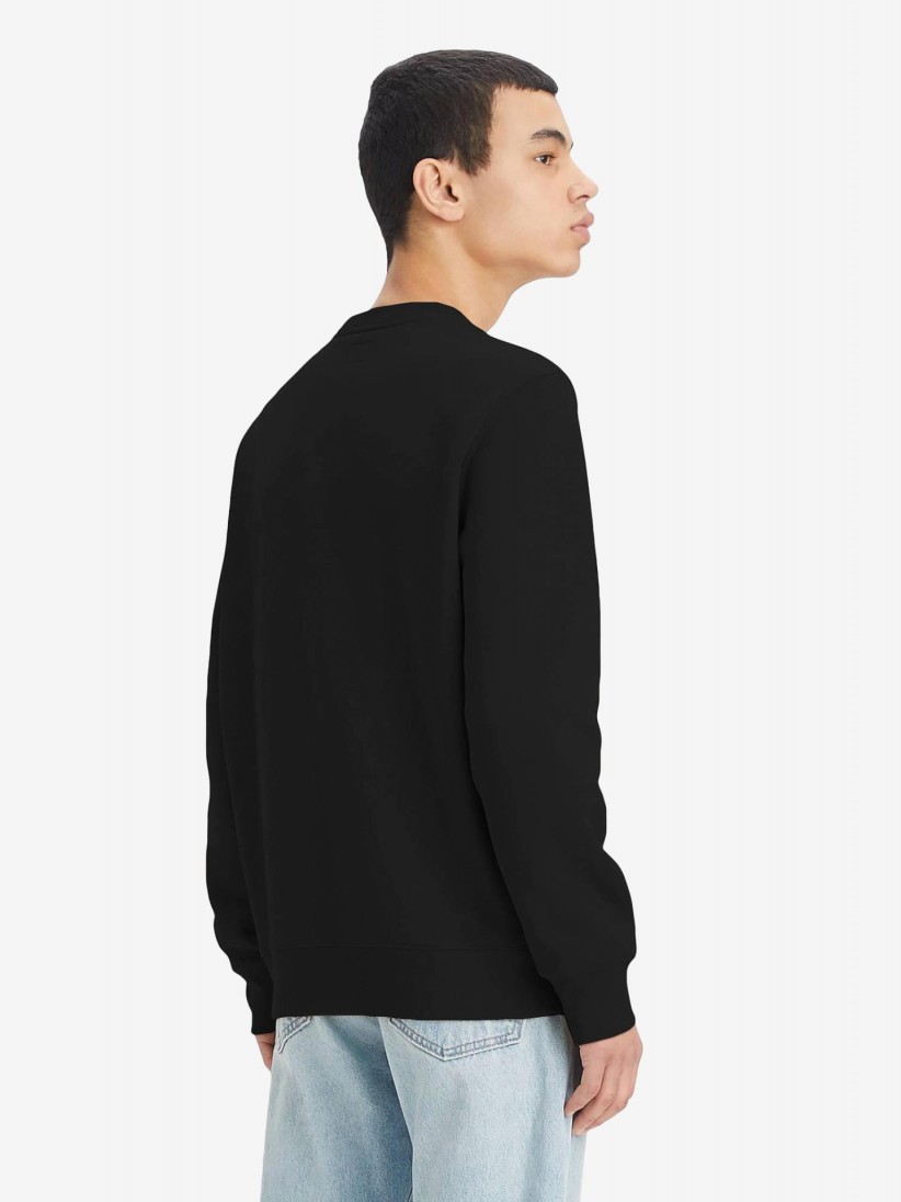 Levis Original Housemark Crewneck Black Sweater