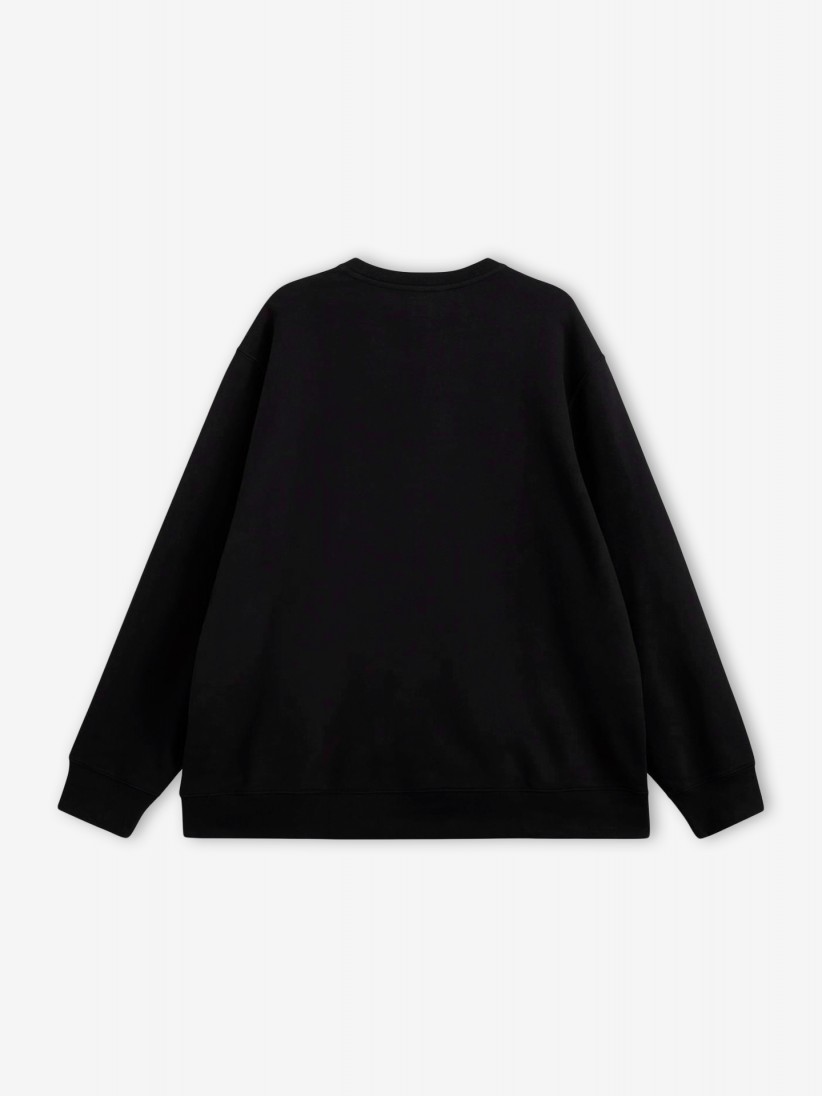 Levis Original Housemark Crewneck Black Sweater