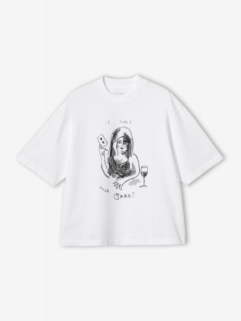 T-shirt Carhartt WIP Pepe Card W Branca