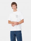 Camiseta Carhartt WIP Pepe B.H.C Blanca