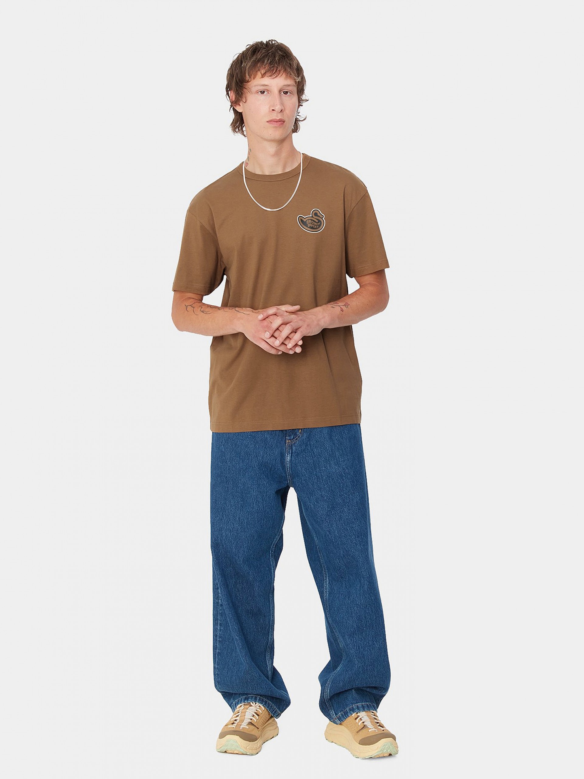 T-shirt Carhartt WIP Brown Ducks