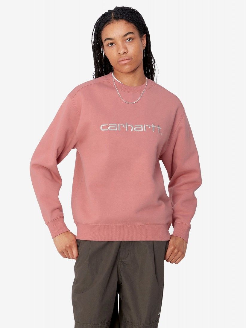 Carhartt WIP Sweat W Pink Sweater