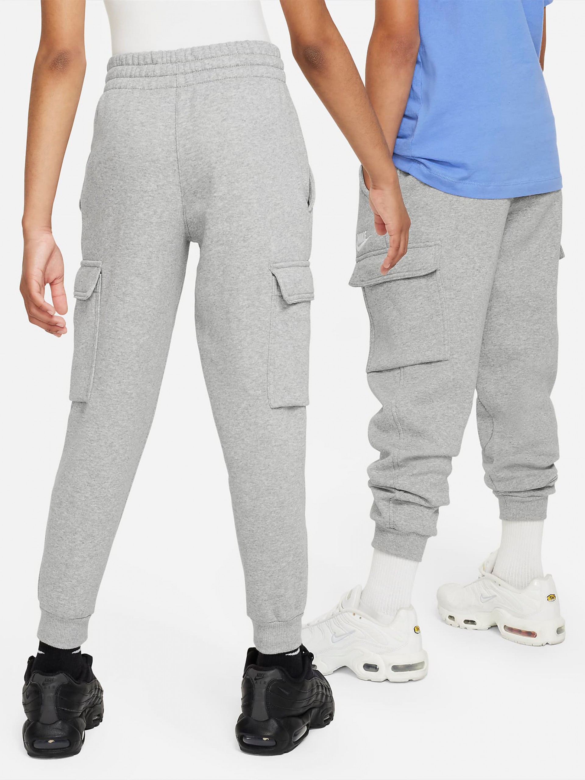 Pantalones Nike Sportswear Club Fleece Grises Junior