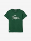 Lacoste Ultra-Dry Pique Tennis Kids Green T-shirt