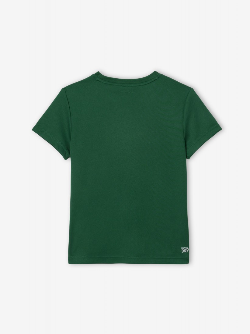 T-shirt Lacoste Ultra-Dry Pique Tennis Kids Verde