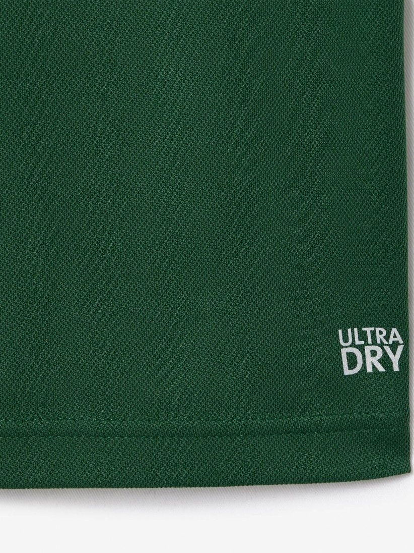 T-shirt Lacoste Ultra-Dry Pique Tennis Kids Verde