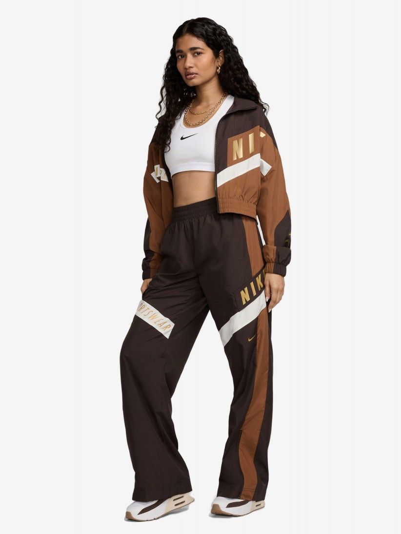 Calas Nike Sportswear High Waisted W Castanhas