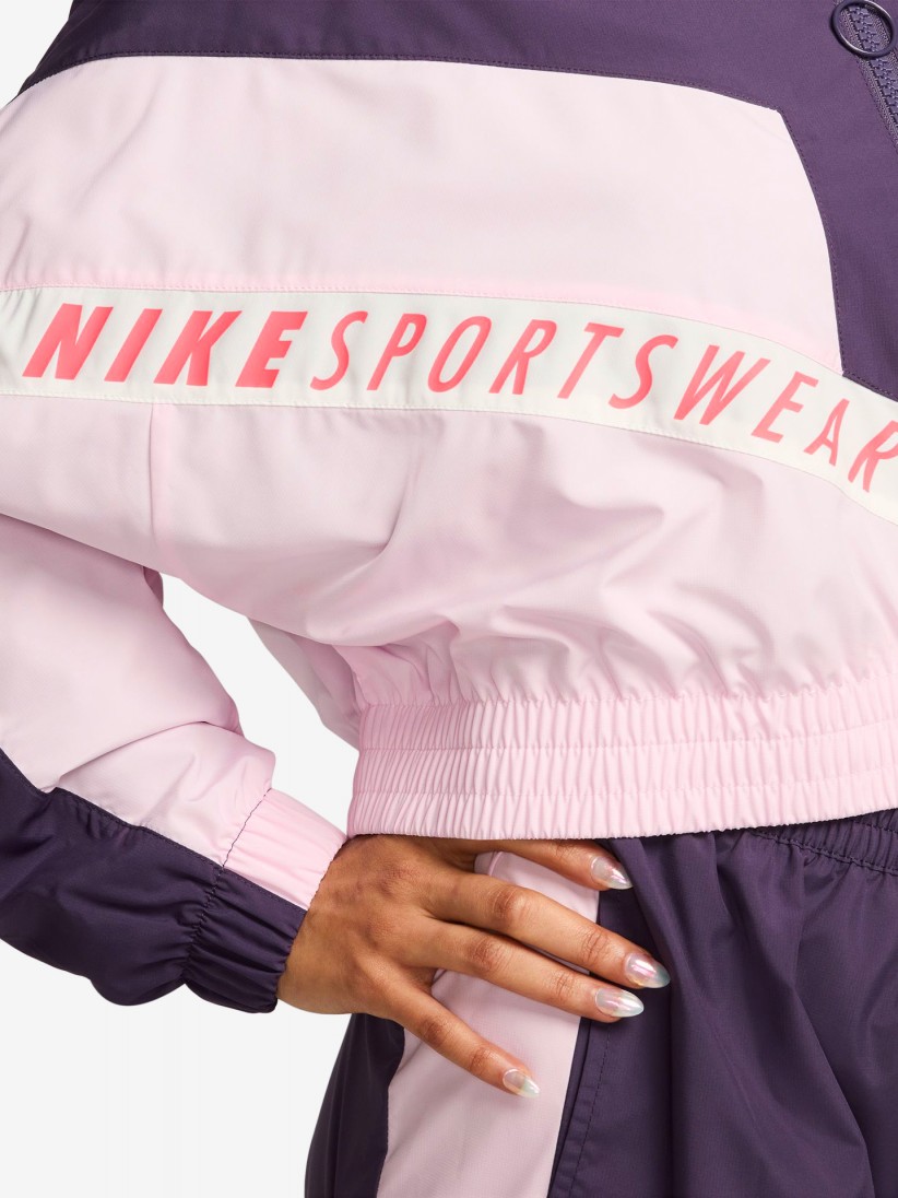 Nike Sportswear Woven W Lilac and Pink Jacket