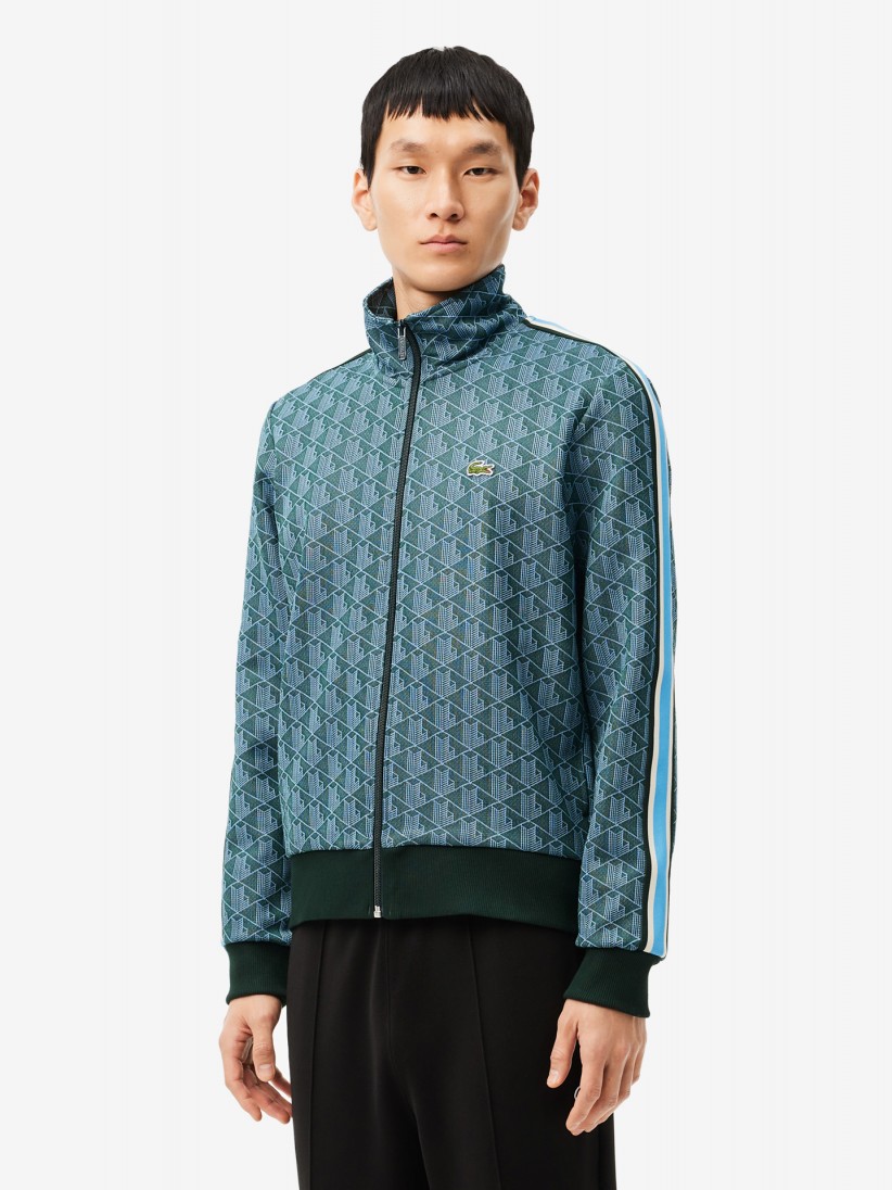 Lacoste Paris Monogram Zip-Up Jacket