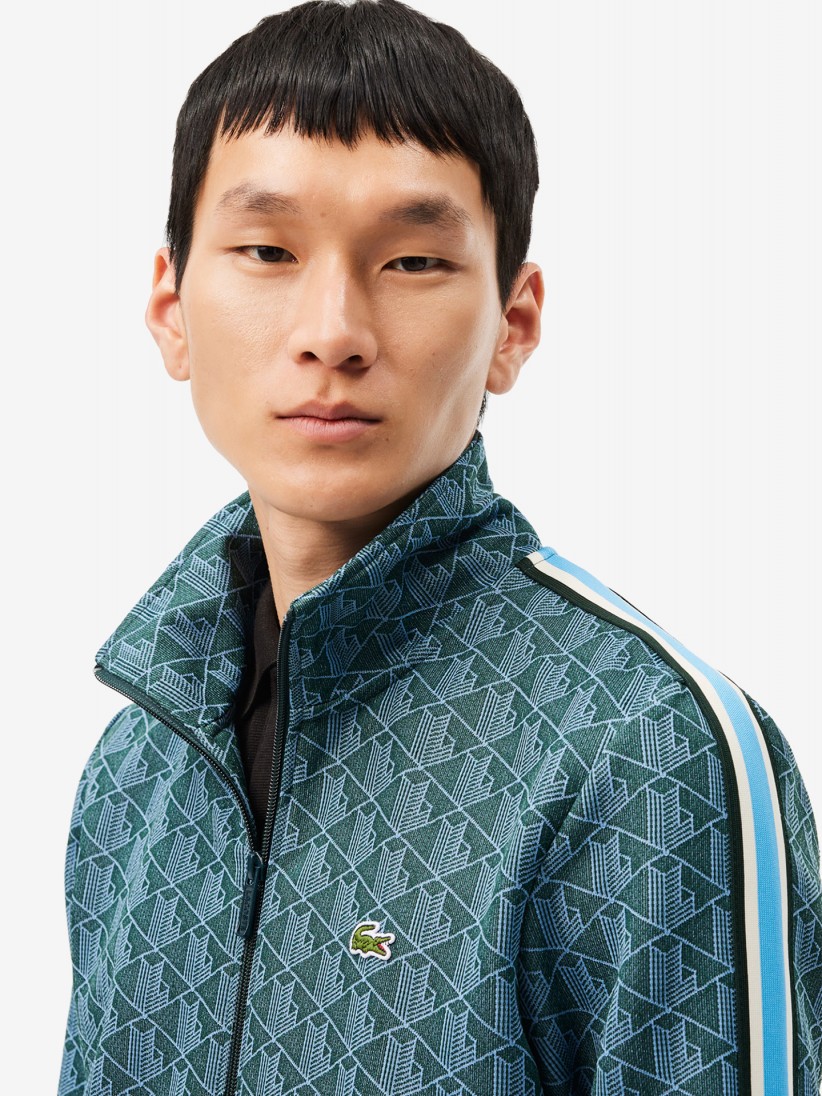 Casaco Lacoste Paris Monogram Zip-Up