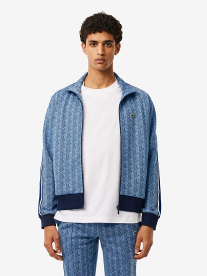 Casaco Lacoste Paris Monogram Zip-Up