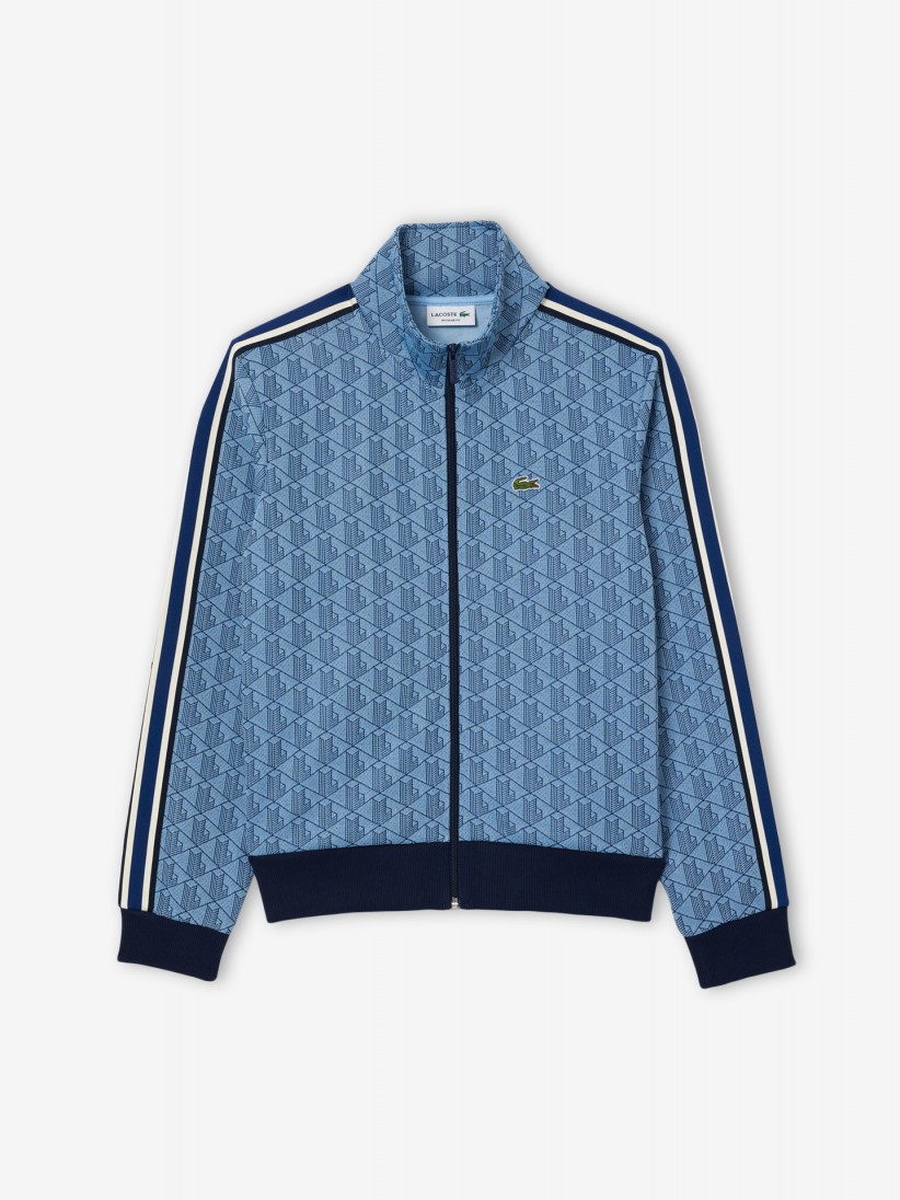 Lacoste Paris Monogram Zip-Up Jacket