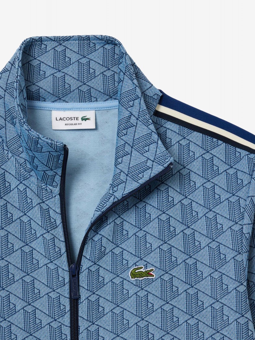 Lacoste Paris Monogram Zip-Up Jacket