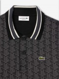 Lacoste Contrast Collar Monogram Polo Shirt