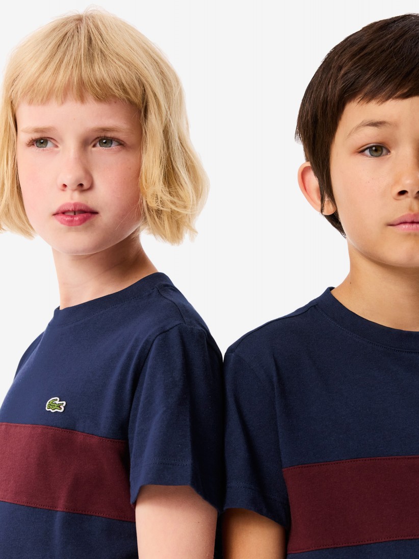 T-shirt Lacoste Contrast Stripe Kids