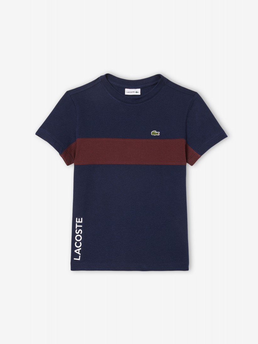 Lacoste Contrast Stripe Kids T-shirt