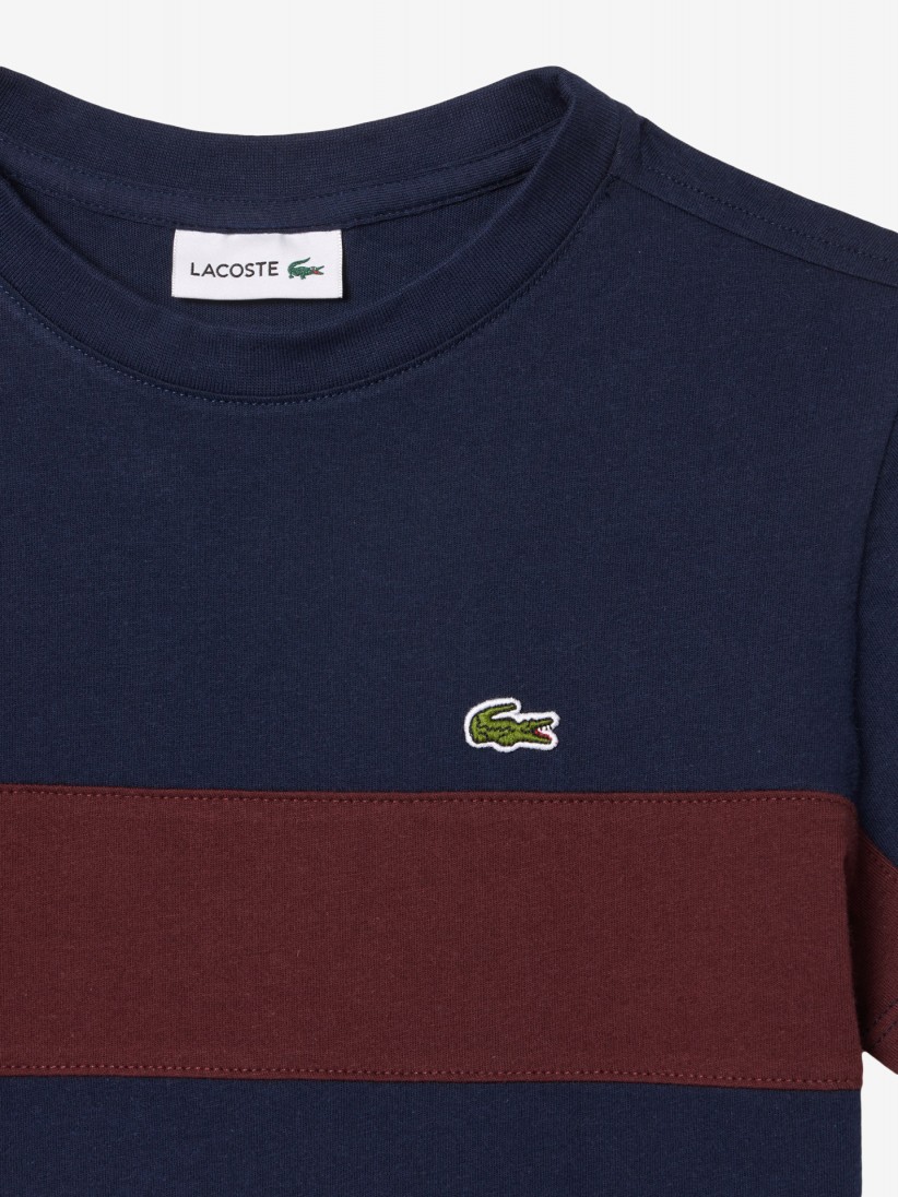 Lacoste Contrast Stripe Kids T-shirt