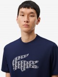 Camiseta Lacoste Fall Croc Azul