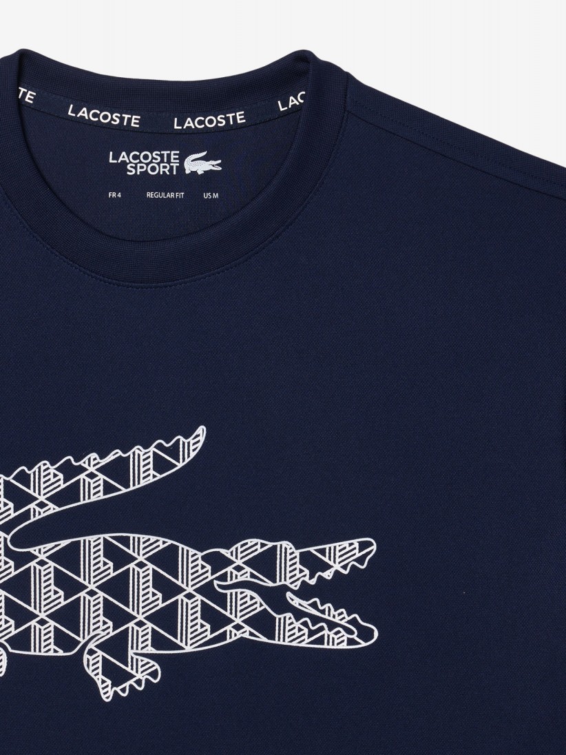 T-shirt Lacoste Fall Croc Azul