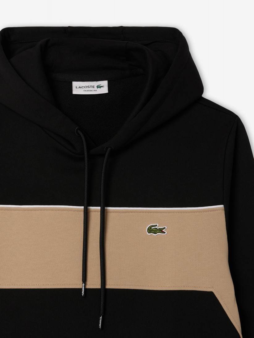 Lacoste Colorblock Classic Black Hoodie