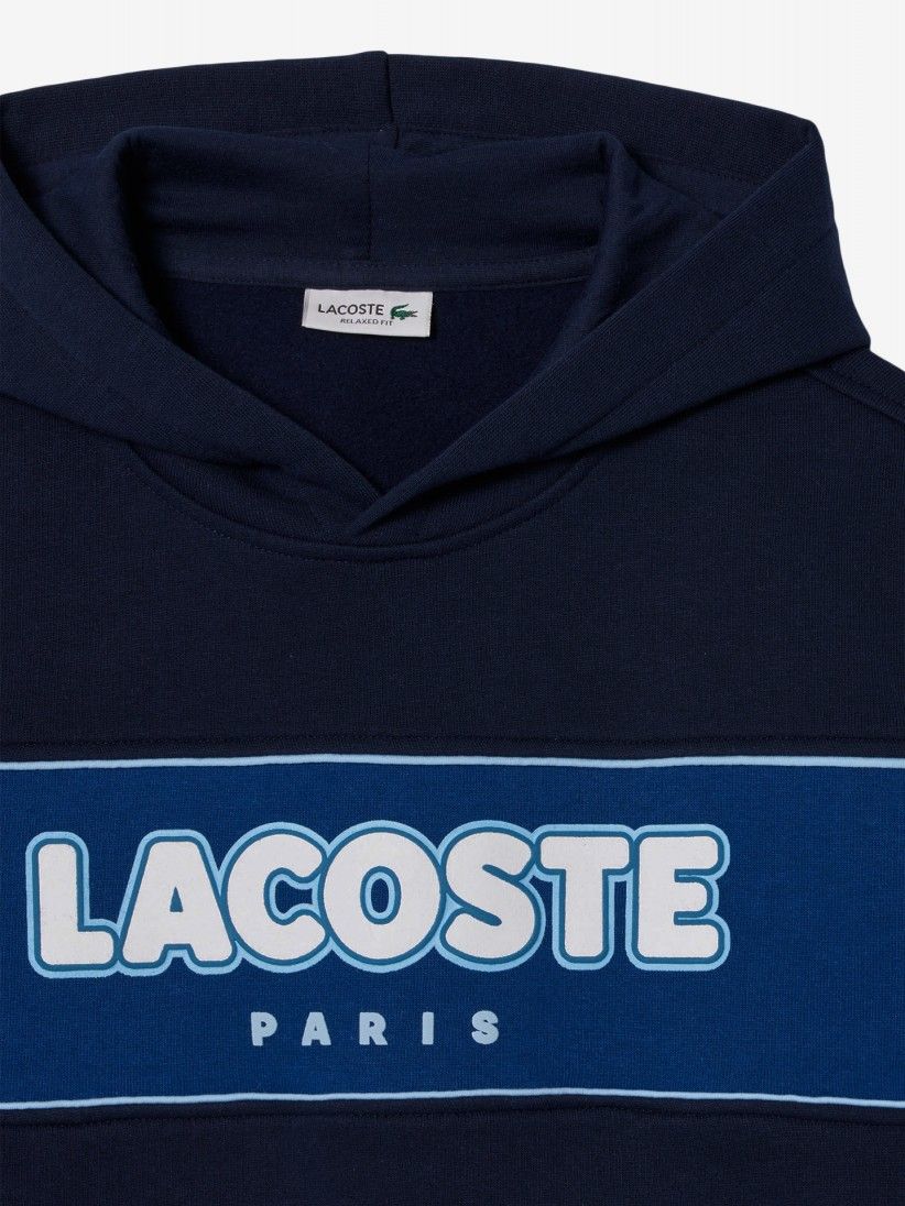 Camisola com Capuz Lacoste Paris Kids