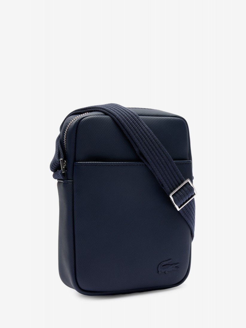 Lacoste Classic Pique Effect Vertical Satchel Crossbody Bag