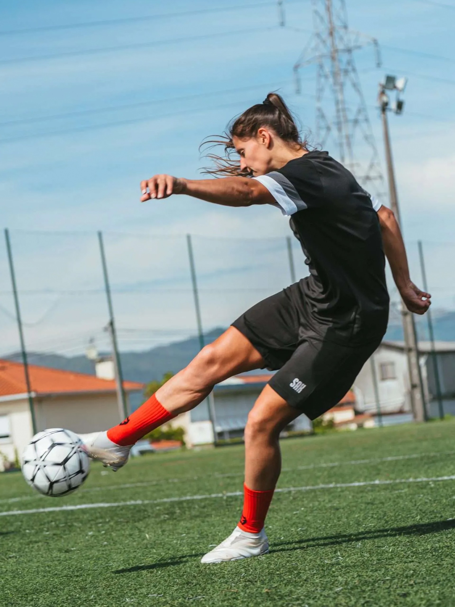 Calcetines Sak Grip Rojos