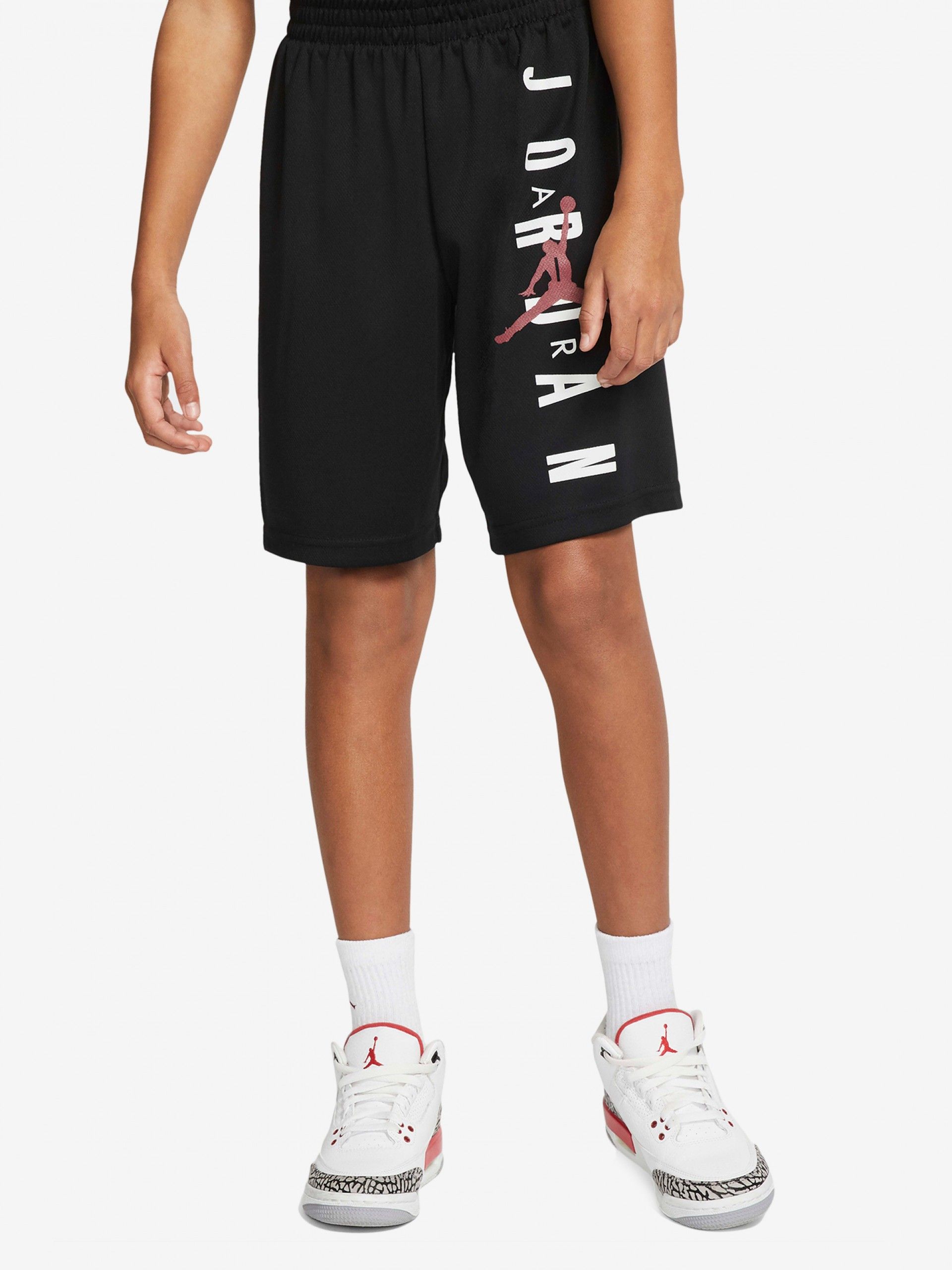 Calções Nike Jordan Vert Mesh Júnior Pretos