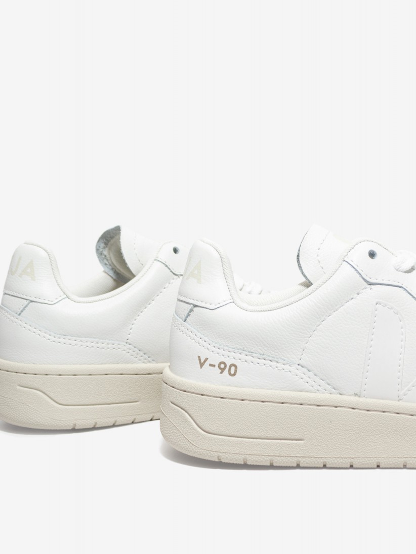 Veja V-90 Leather Sneakers