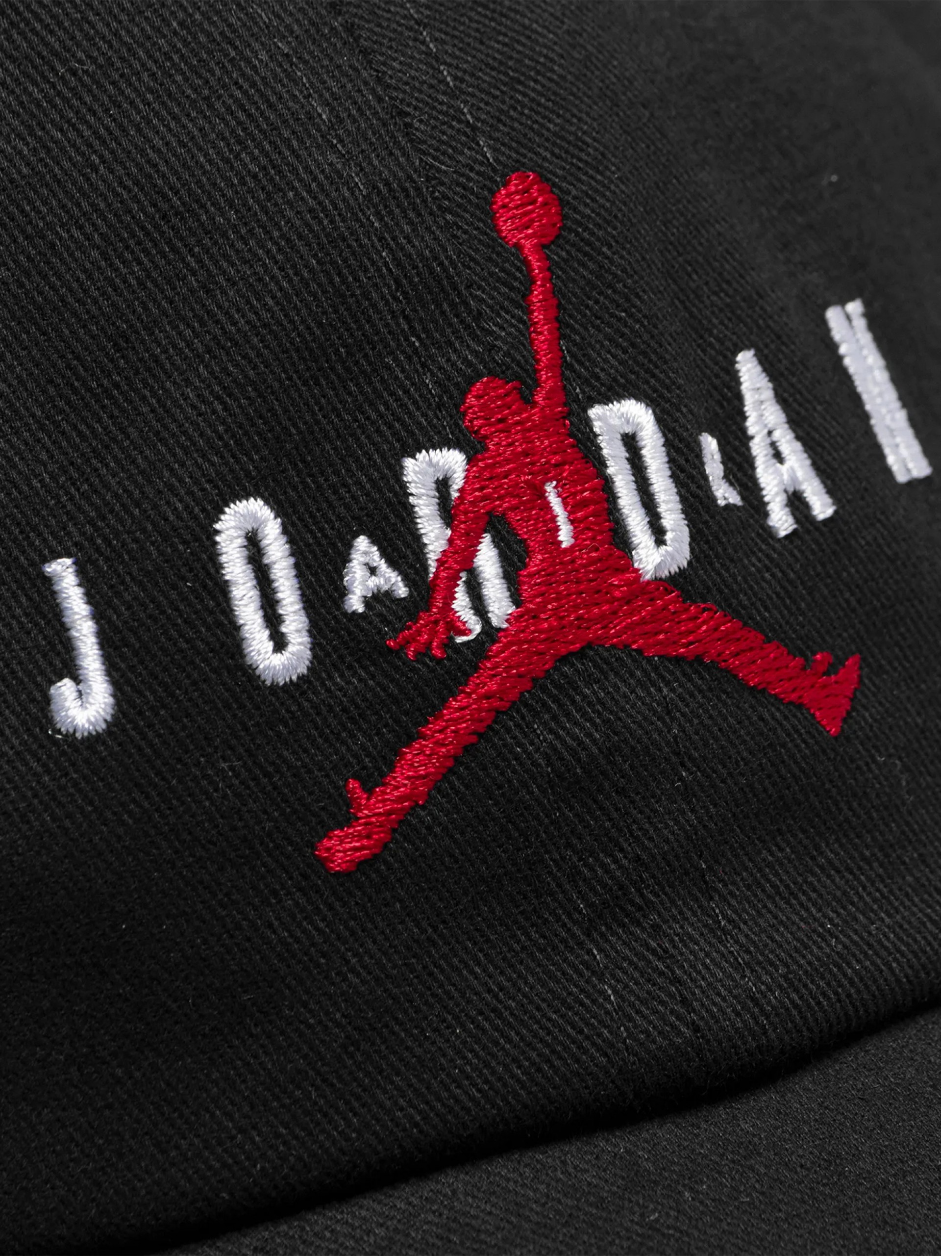 Nike Jordan Curve Brim Adjustable Junior Black Cap