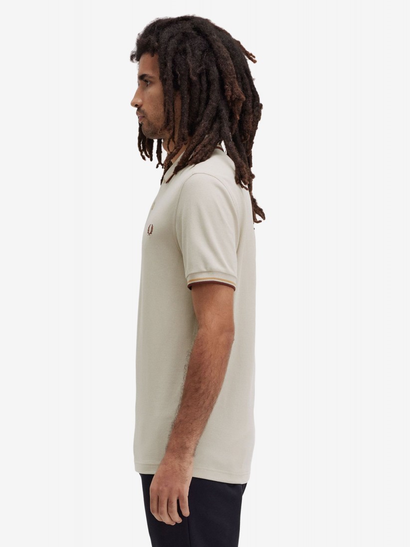 Fred Perry Tonal Panel Polo Shirt