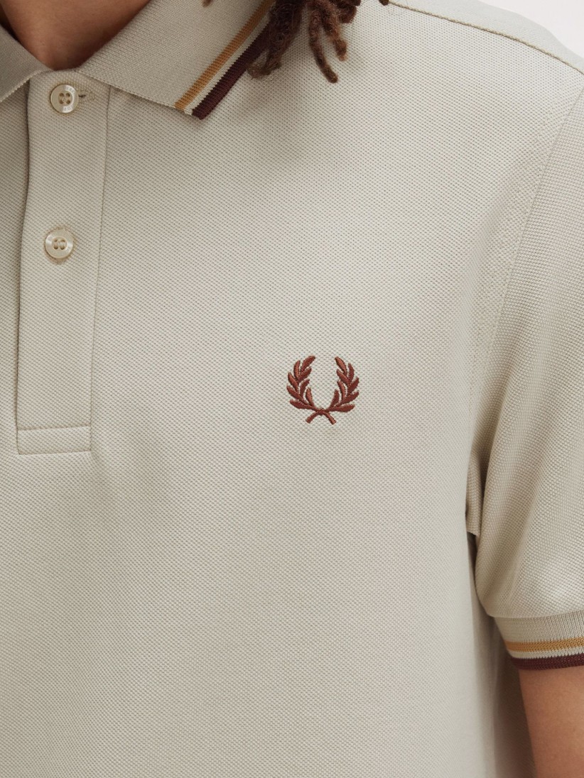 Fred Perry Tonal Panel Polo Shirt