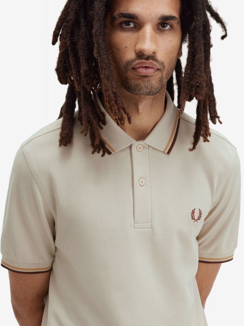 Fred Perry Tonal Panel Polo Shirt