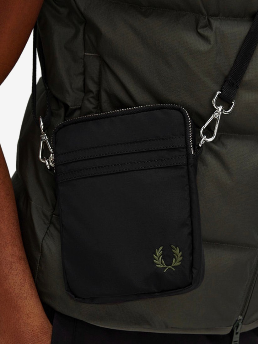 Fred Perry Nylon Twin Tipped Small Crossbody Bag