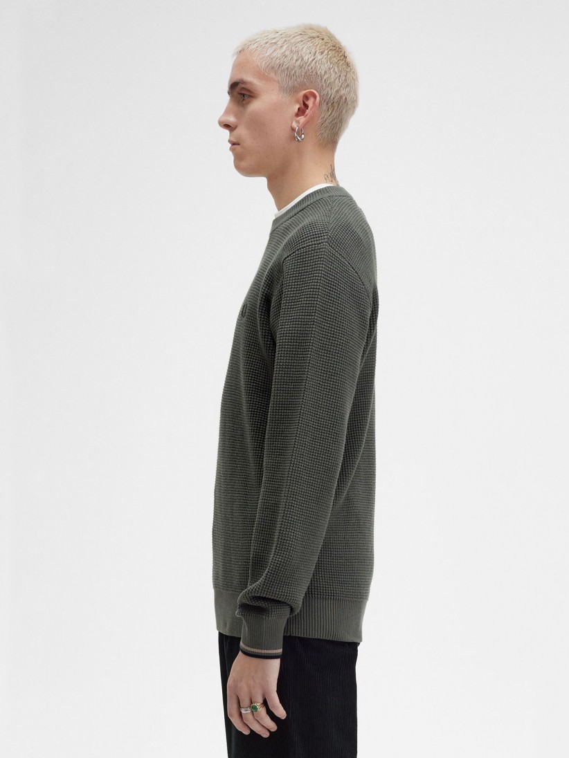 Fred Perry Waffle Stitch Jumper