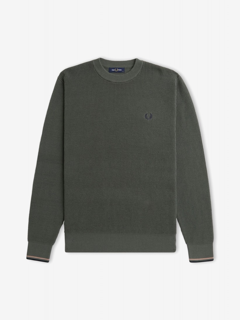 Camisola Fred Perry Waffle Stitch