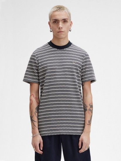 T-shirt Fred Perry Jacquard