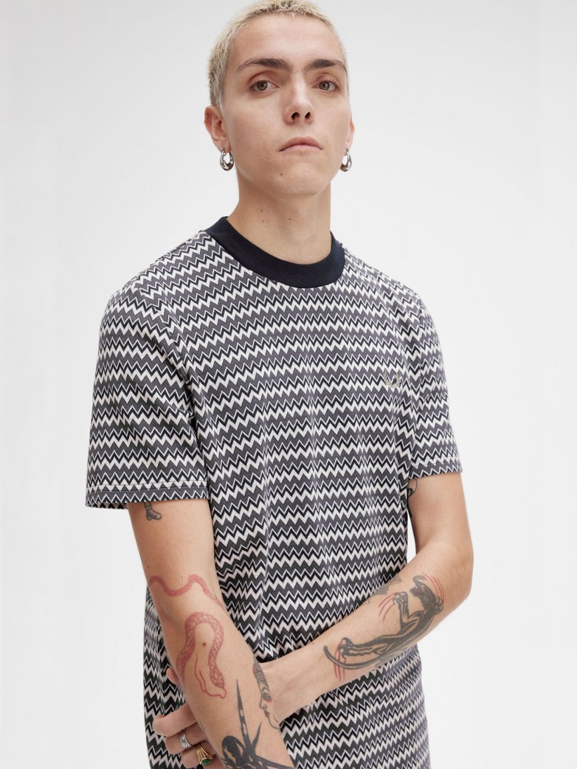 T-shirt Fred Perry Jacquard