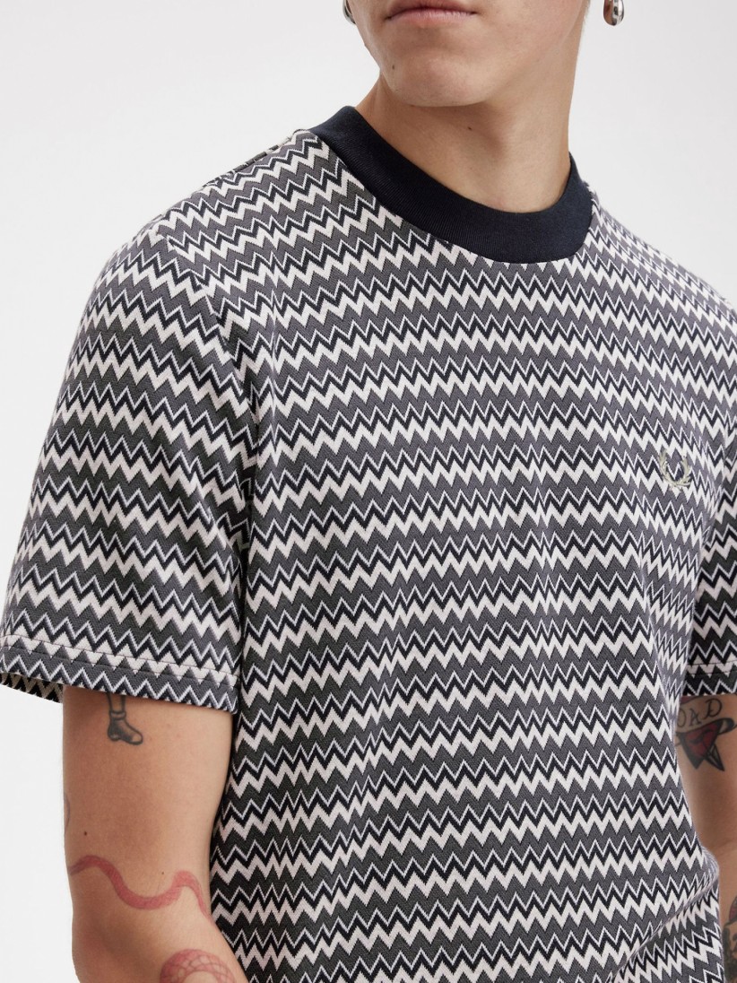 T-shirt Fred Perry Jacquard