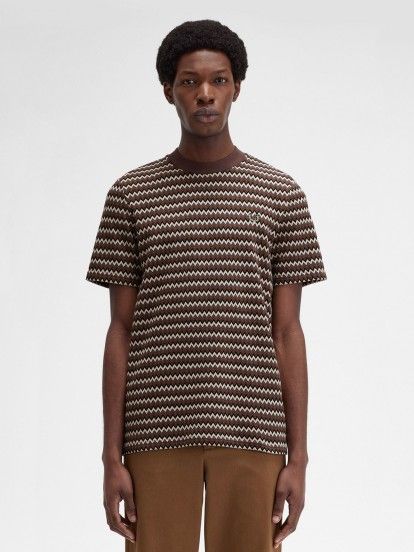 T-shirt Fred Perry Jacquard