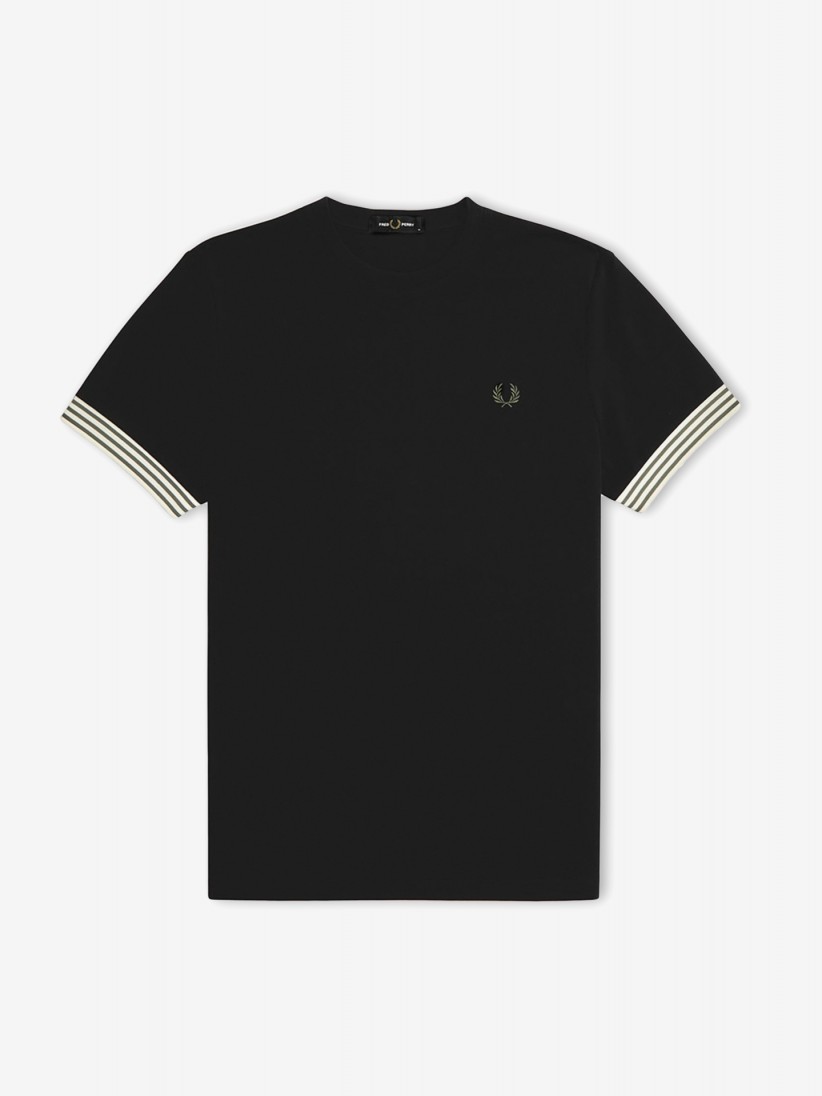 T-shirt Fred Perry Striped Cuff