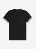 Camiseta Fred Perry Striped Cuff