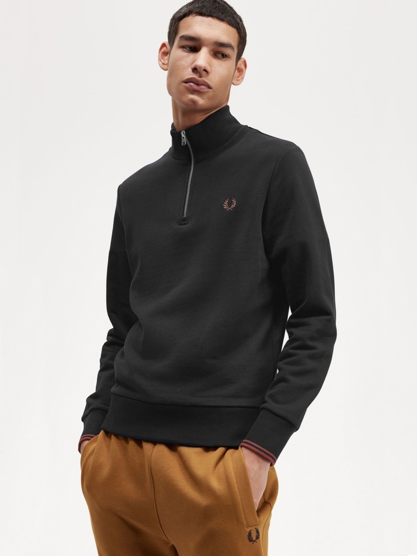 Fred Perry Half Zip Sweater