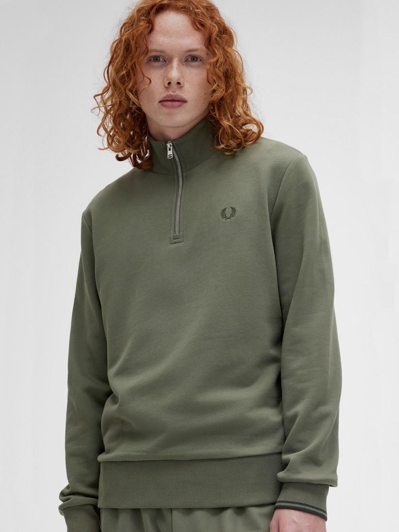 Fred Perry Half Zip Sweater