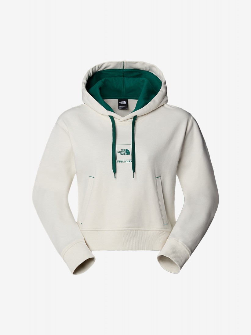 Camisola com Capuz The North Face Coordinates Crop Hood W