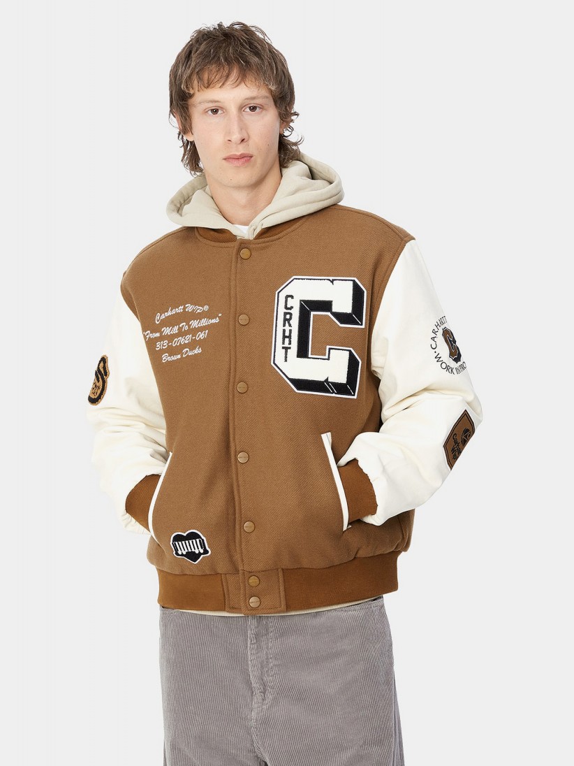 Casaco Carhartt WIP Brown Ducks Bomber