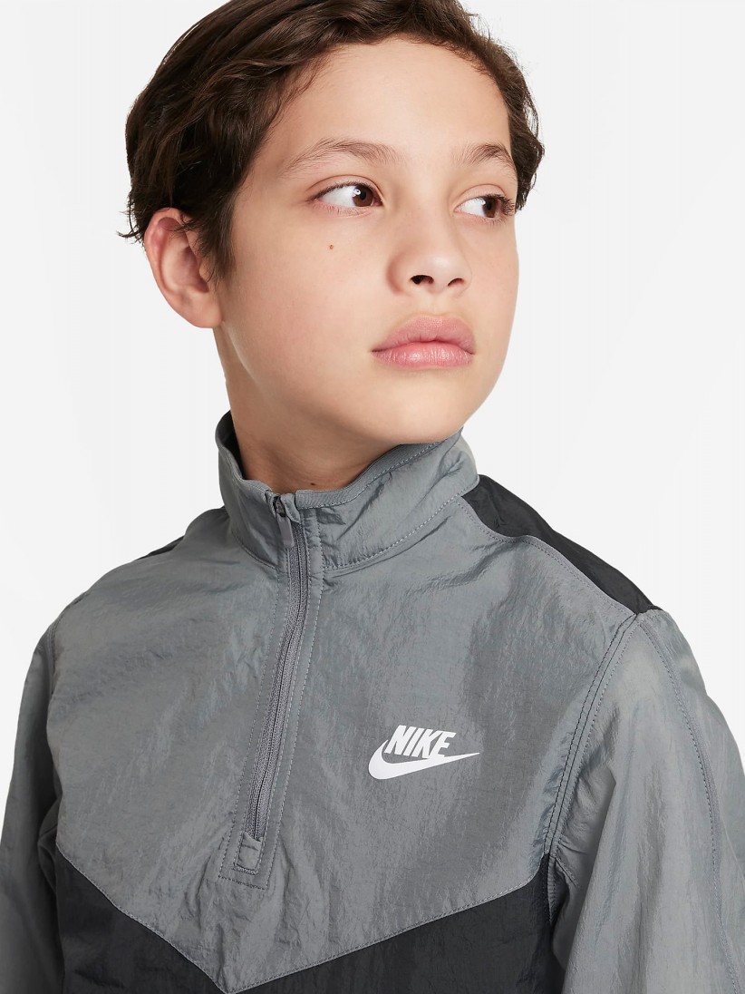 Nike Sportswear Woven Junior Grey Tracksuit