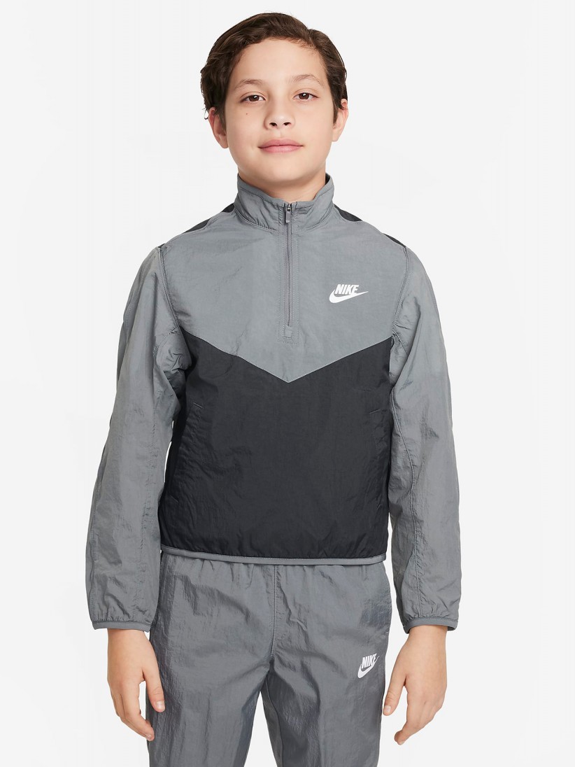 Fato de Treino Nike Sportswear Woven Junior Cinzento