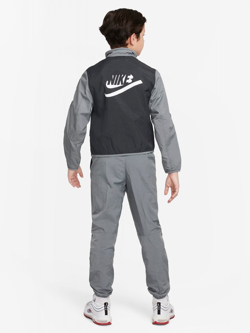 Nike Sportswear Woven Junior Grey Tracksuit